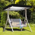 thumbnail image 4 of Hbdhejl Replacement Shade Cover For Swing Seat 3 Seater Garden Swing Cover Rainproof Garden Patio Outdoor Rainproof Swing Shade Cover Replacement Shade Cloth, 4 of 4