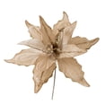 thumbnail image 2 of 28cm High Grade Adhesive Powder Simulation Christmas Flowers in Gold Champagne Burgundy Colors for Tree Decoration, 2 of 6