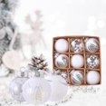thumbnail image 1 of 50% off Clearance Christmas Ornament Hanging Ball Assorted Pendants Shatterproof Tree Ornaments Decorations In A Reusable Hand-Help Gift Box Ideal For Xmas,Party, 1 of 8