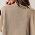thumbnail image 3 of Pisexur Robe Chandail Surdimensionnée pour Femmes, Col Rond, Manches Longues, Patchwork, Robe d'Automne, Chandail à Enfiler, Hauts Amples et Fluides, Robe Chandail, Mini-Robe, 3 of 8