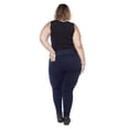 thumbnail image 4 of Frankie & Stella ™ Pull-On Jeggings PLUS - Dark Indigo Rinse, 4 of 4