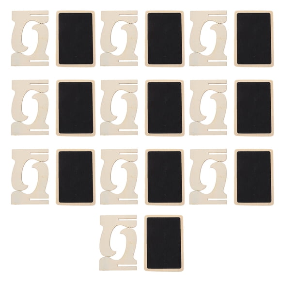Weiweiguan 10pcs Mini Chalkboards Desktop Message Boards Decorative Wedding Adornments