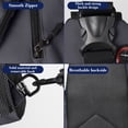 thumbnail image 3 of EGNMCR Women's Adjustable Crossbody Bag Convertible Chest Shoulder Bag With Multiple Pockets Nylon Backpack, 3 of 6