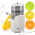 thumbnail image 3 of Juicer Machine, 360 Degree All Round Motor Electric Citrus Squeezer USB Cable Charging Multipurpose  for Orange Pear Grape, 3 of 8