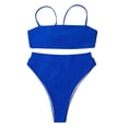 thumbnail image 3 of Women's Bikini High Waisted Tummy Control Two Piece Swimsuit Sling Swimwear, 3 of 5