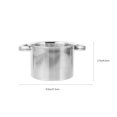 thumbnail image 4 of OULII Plats à Fondre Casserole Bol Extérieur en Acier Inoxydable pour Faire Fondre pour la Cuisson 1 Pcs, 4 of 8