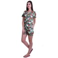 thumbnail image 2 of Moomaya Pyjama pour Femmes Imprimé, Ensemble Deux Pièces à Col Cranté avec Short, 2 of 6