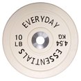 thumbnail image 1 of Everyday Essentials Color Coded Olympic Bumper Plate Weight Plate w Steel Hub, 10 lbs (Single Plate), 1 of 7