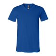 thumbnail image 1 of Bella Canvas Mens Jersey V-Neck Tee, 3XL, True Royal, 1 of 2