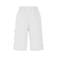 thumbnail image 4 of BLVB Linen Shorts for Women High Waisted Lightweight Bermuda Shorts Side Button Short Beach Vacation Outfits Pockets, 4 of 7