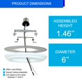 thumbnail image 5 of Ciata Kit de Conversion de Lumière Encastrée en Suspension, Kit de Conversion Instantanée de Lumière pour Luminaires en Fini Blanc - Lot de 6, 5 of 5