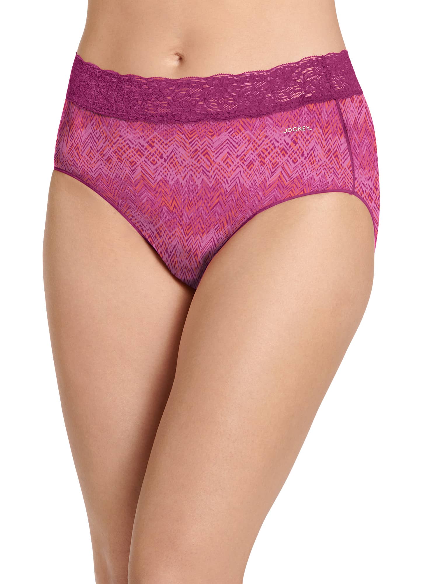 Jockey No Panty Line Promise Tactel Lace Hip Brief