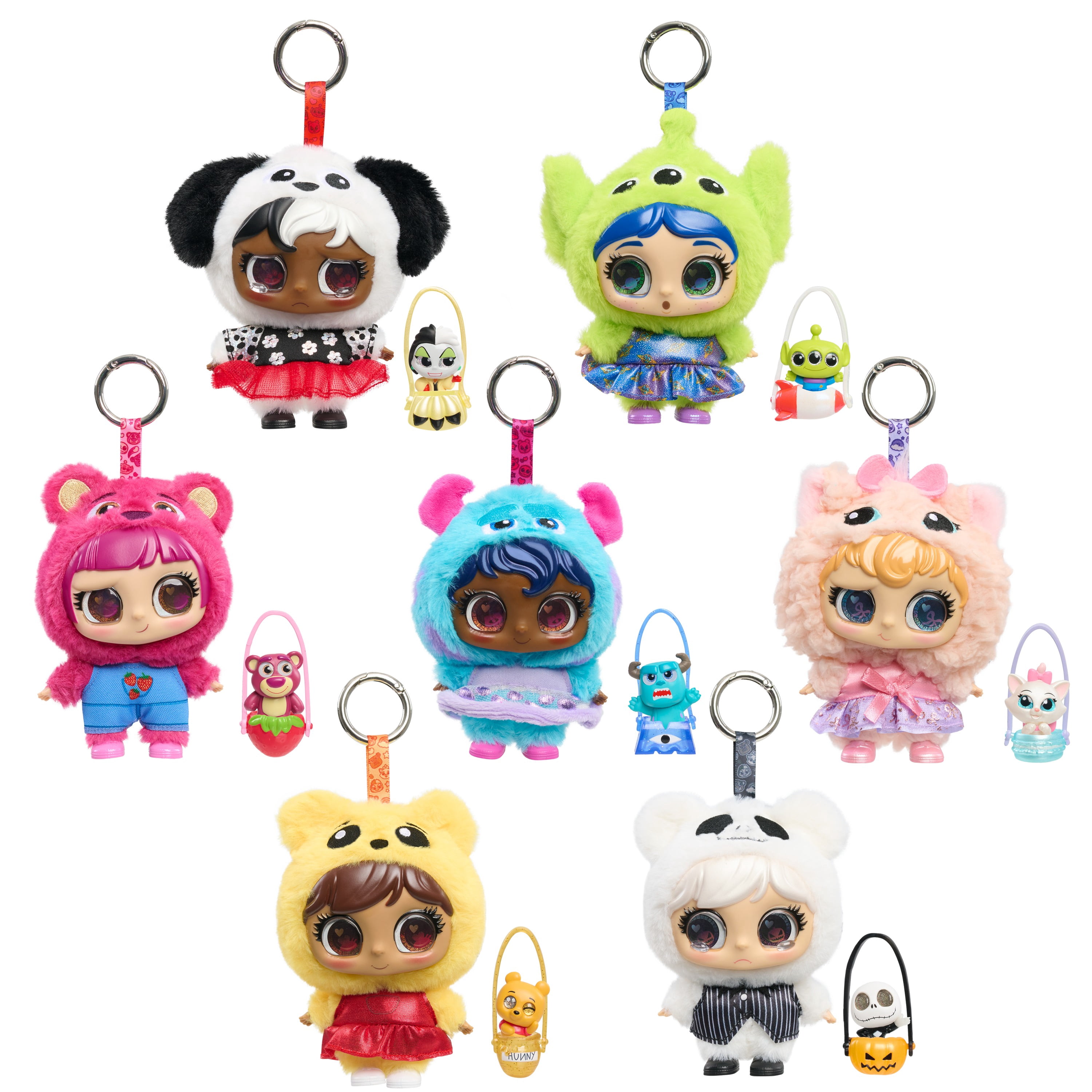 Disney Doorables ADOORBS! Littlz en peluche vinyle avec attache à clip