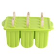 thumbnail image 3 of Ice Pop , Ice Cream , Food Grade Silicone Ice Cream  Ice Cream Making Tool Frozen Ice Popsicle Maker For Home Kitchen Pink,Blue,Green, 3 of 8