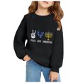 thumbnail image 2 of PMVFHDE Liquidation Chandails pour Enfants Chandails pour Enfants Hanoucca Menorah Imprimé Chandail Chaud à Col Rond Chandail à Manches Longues à Col Rond,Noir,8-10 Ans, 2 of 3