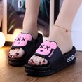 thumbnail image 1 of CAROOTU Thick Sole Slippers High Platform Shoe PVC Flip Flop Cartoon Design Anti-Slip Sandal for Indoor, 1 of 6