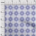 thumbnail image 2 of oneOone Rayon White Fabric Asian Block Craft Projects Decor Fabric Printed By The Yard 56 Inch Wide, 2 of 4