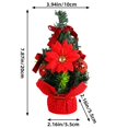 thumbnail image 3 of BKER 2023 New Artificial Mini Christmas Trees Decoration With Stable Base Suitable For Christmas Decoration Indoor Christmas Table Decorations, 3 of 4