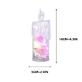 thumbnail image 3 of LSLJS LED Simulation Electronic Candle Ins Transparent Rose Small Night Light Bedroom Bedside Girl Heart Decoration Decorations, Home Accessories, 3 of 3