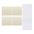 thumbnail image 1 of Sewing Thread Holder Wall Mount Shelf Sewing Thread Organizer for Braid Knitting White 60.5cmx22cm, 1 of 8