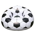 thumbnail image 2 of Qiopertar Inflatable Soccer Ball Lounger, Blow Up Air Sofa Chair with Ripstop Polyester Fabric, Portable Camping Couch for Adults Beach Pool, 2 of 7