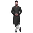 thumbnail image 1 of Atasi Kurta à Manches Longues de Designer pour Garçons, Décontracté, Uni, en Coton, SatinKurta, 1 of 1