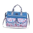 thumbnail image 2 of Lipstore Diaper Bag Tote Inner Zipper Pockets Travel Large Capacity Baby Changing Bag Blue S, 2 of 8
