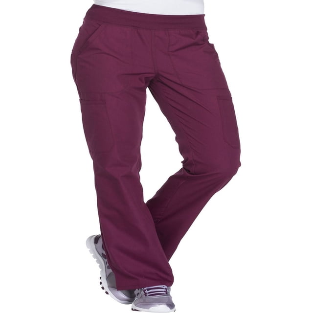 CHOK Workwear Originals Women‘s Scrubs Pant Mid Rise Straight Leg Pull-On Cargo WW210
