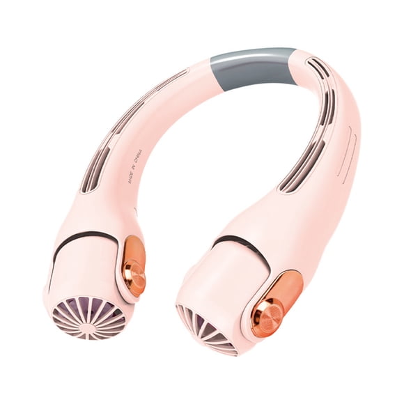 Rvkxad Ventilateur de Cou Sans Pales, Refroidisseur Personnel Rechargeable USB à 3 Vitesses, Ventilateur Portable Mains Libres, Équipement de Refroidissement pour l'Extérieur et l'Intérieur