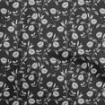 thumbnail image 1 of oneOone Tissu Polyester Spandex Gris Marine Floral Rétro Matériel de Robe Tissu Imprimé Tissu au Mètre 56 Pouces de Large, 1 of 5