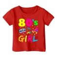 thumbnail image 4 of Chandail à Manches Longues pour Enfants Filles Tenues pour Tout-Petites Fille Carnaval pour Enfants Couleur Imprimée Col Rond T-Shirt à Manches Courtes, 4 of 4