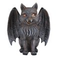 thumbnail image 3 of Winged Cat Gargoyle With Vampire Fangs Glowing Eyes Votive Candle Holder Statue, 3 of 10