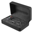 thumbnail image 4 of Unique Bargains 1Pc Multiple Ring Box Jewelry Storage Display Stand Ring Organizer Case PU Leather Gift Box for Wedding Black, 4 of 7