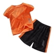 thumbnail image 1 of Boys Athletic Outfits 2 Piece Performance Tracksuit Basketball Tank Top And Breathable Mesh Shorts Set For Active Kids, 1 of 3