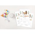 thumbnail image 4 of Inkdotpot 30 Fill In StyleBaby Shower Invitation Cards Jungle Animals Gender Neutral Blank Invites, 4 of 7