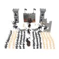 thumbnail image 1 of TISHITA Simulation Soldier Static Model Castle Playset Building Model Toys Cavalry War Horse Action Figures for Collection Decorative Home Boys Kids, 1 of 8