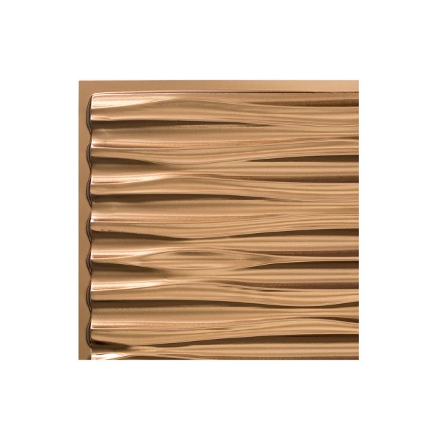 Fasade 12" x 12" Wall Panel Sample Easy to cut and install Oil Rubbed Bronze