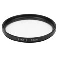 thumbnail image 1 of Junestar Filtre d'Objectif Étoile 55mm pour Objectif Canon/Nikon/Sony/Pentax/Olympus/Fujifilm, 1 of 11