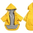 thumbnail image 2 of CNKOO Waterproof Dog Raincoat with Reflective Buttons  Adjustable Hood  Detachable Rainproof Dog Clothes for Rainy Days, 2 of 5