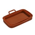 thumbnail image 2 of Plateau de Friteuse Plaque de Cuisson Fournitures de Pâtisserie Résistance au Chauffage Format Compact Résistance au Chauffage Surface Fine et Lisse Lavable Gadget de Cuisine Multicolore Brun, 2 of 8
