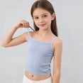 thumbnail image 2 of KyCheLot Girls' Solid Color Tank Tops Sleeveless Scoop Neck Spaghetti Strap Tank Tops Casual Summer Camisole, 2 of 9