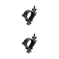 thumbnail image 3 of tamizeot Versatile Lighting Hook Mount for Club Exhibition Event Alloy Wrap Around Clamp Black Master 2Set, 3 of 6