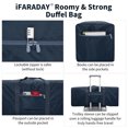 thumbnail image 3 of Foldable Duffel Bag 30" / 75L Lightweight with Water Rresistant for Travel-Navy Blue, 3 of 7