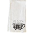 thumbnail image 1 of One Bella Casa 82875TW Coffee & Friends Tea Towel - Black, 1 of 1