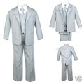 thumbnail image 1 of BABY, TODDLER & BOY WEDDING  PARTY FORMAL no tail TUXEDO SUIT LT. GRAY  S -20, 1 of 1