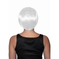 thumbnail image 2 of Underwraps Womens Costume Accessory Hair Adults Short Bob Cut Wig White, 2 of 2