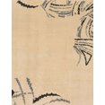 thumbnail image 1 of Ahgly Company Indoor Rectangle Abstract Yellow Solid Area Rugs, 2' x 4', 1 of 6