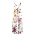 thumbnail image 5 of Ovzne Robes d'Été pour Femmes 2025 Robe Femme Robes d'Été pour Femmes Imprimé Sans Manches Col Rond Robe Décontractée Robes Robe de Printemps Imprimée Liquidation, 5 of 5