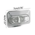 thumbnail image 2 of Dvkptbk Hooks/Hangers/Holders 4Pc Data Cable Wire Cable Manager Punch-free Network Cable Routing Mobile Phone Cable Storage Holder Organization and Storage on Clearance, 2 of 2