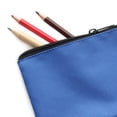 thumbnail image 4 of Pen + Gear 3 Pocket Pencil Pouch in Blue Polyester with Black Zips, 4 of 4